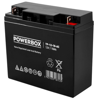 Akumulator Powerbox 12V 18Ah VRLA AGM TP-12-18-AC