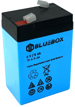 Akumulator BLUEBOX 6V 5Ah AGM TB-6-5-AA