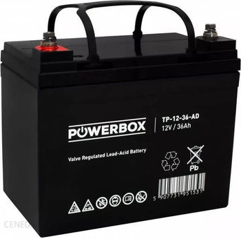 Akumulator Powerbox 12V 36Ah VRLA AGM TP-12-36-AD