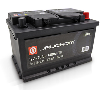 Akumulator Uruchom Black 70Ah 680A UB70S