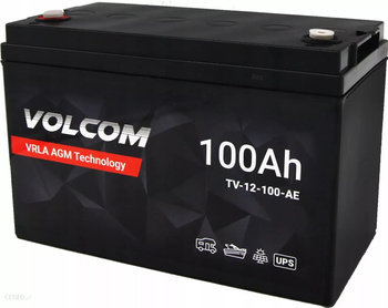 Akumulator VOLCOM 12V 100AH VRLA AGM TV-12-100-AE