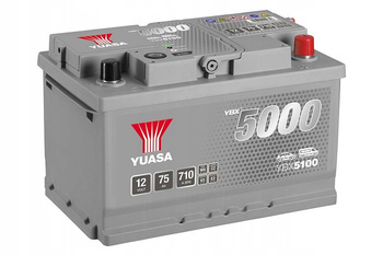 Akumulator YUASA SILVER 75Ah 710A P+ YBX5100 NEW