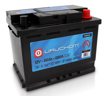 Akumulator Uruchom AGM 60Ah 680A UG60AGM