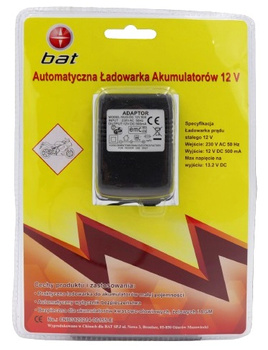 Ładowarka automatyczna PowerBAT 12V 0,5A 500mA CA/CA, EFB, GEL